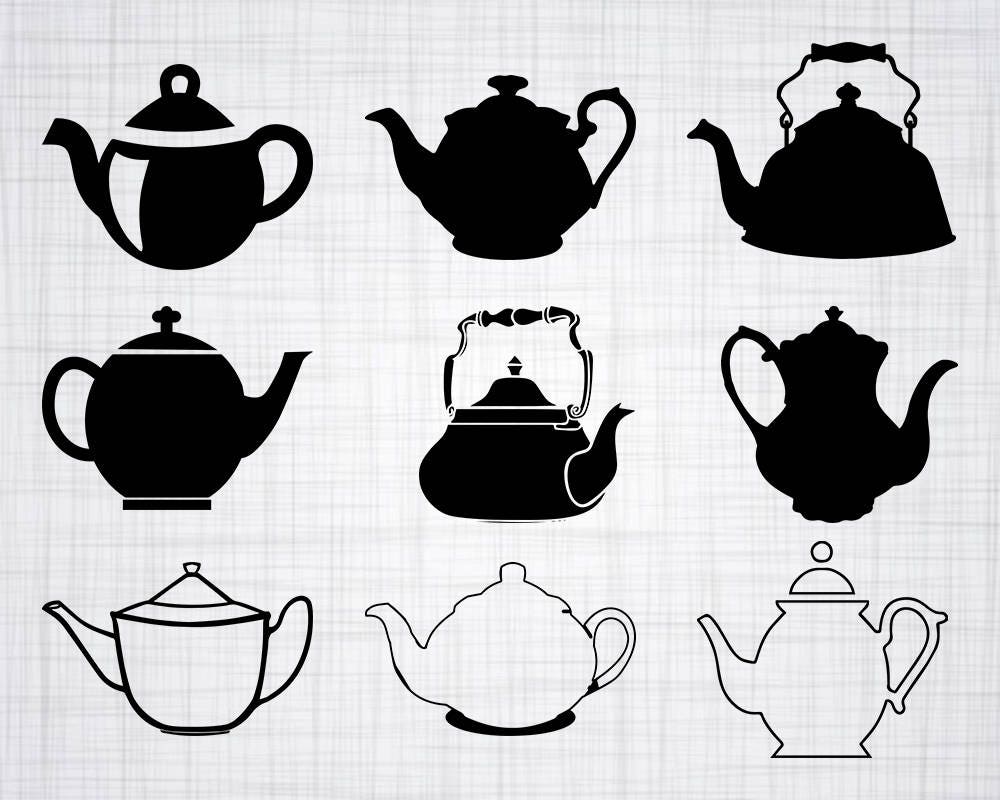 Download Tea Kettle Svg Bundle Teapot Svg Tea Kettle Clipart Cut Etsy