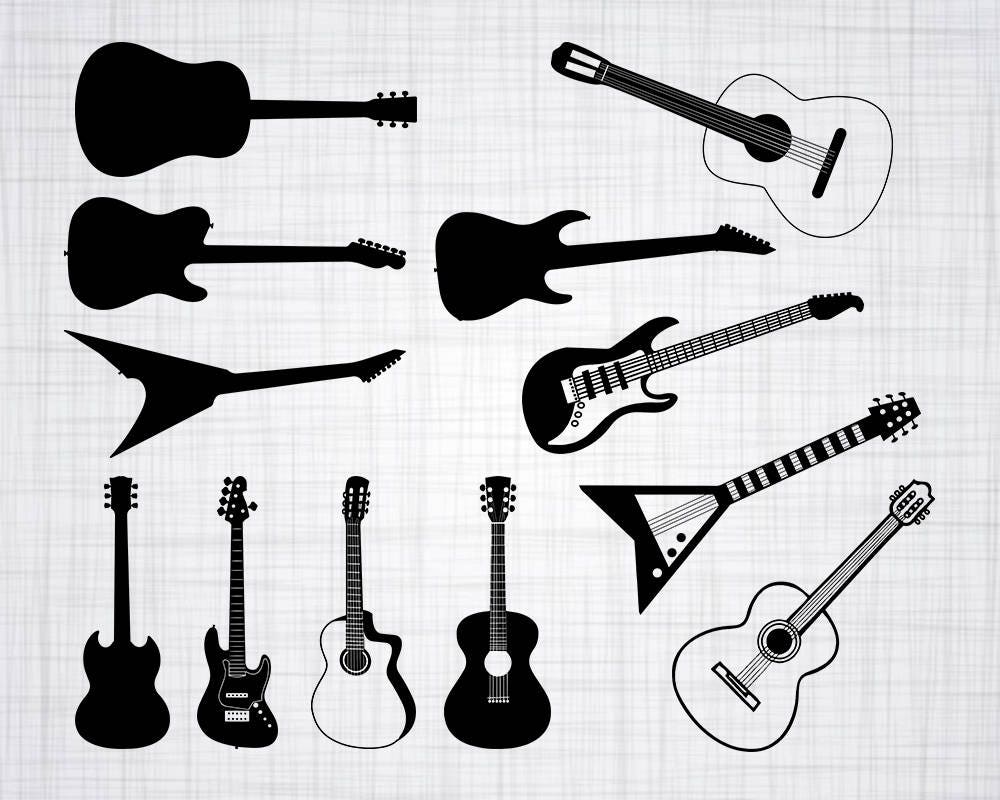 Musical Instruments Clipart, Musical Instruments SVG, Musical Instruments C...