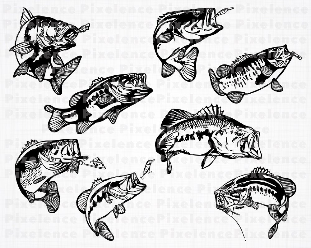 Free Free Bass Fishing Svg Files 919 SVG PNG EPS DXF File