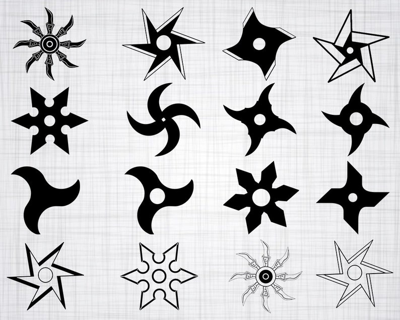 Ninja Star SVG Throwing Star SVG Ninja Svg Ninja Star Etsy