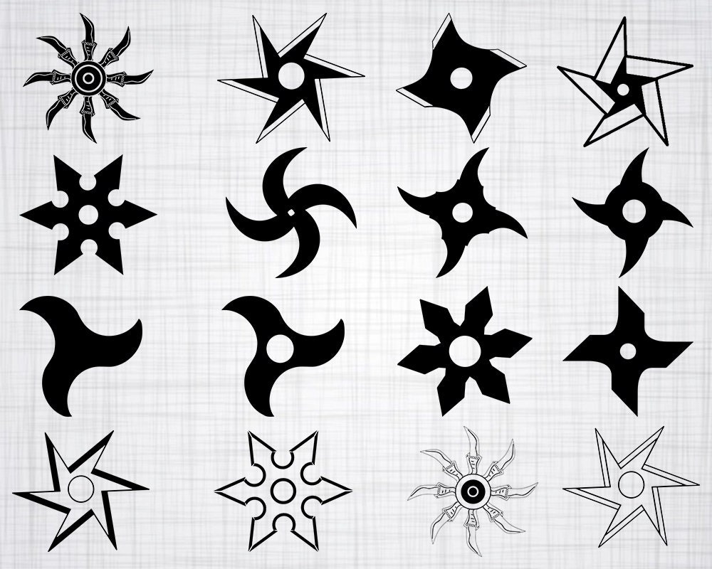 Ninja Star Coat Hangers