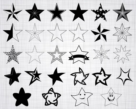 Download Star Svg Bundle Stars Svg Star Clipart Star Cut Files For Etsy