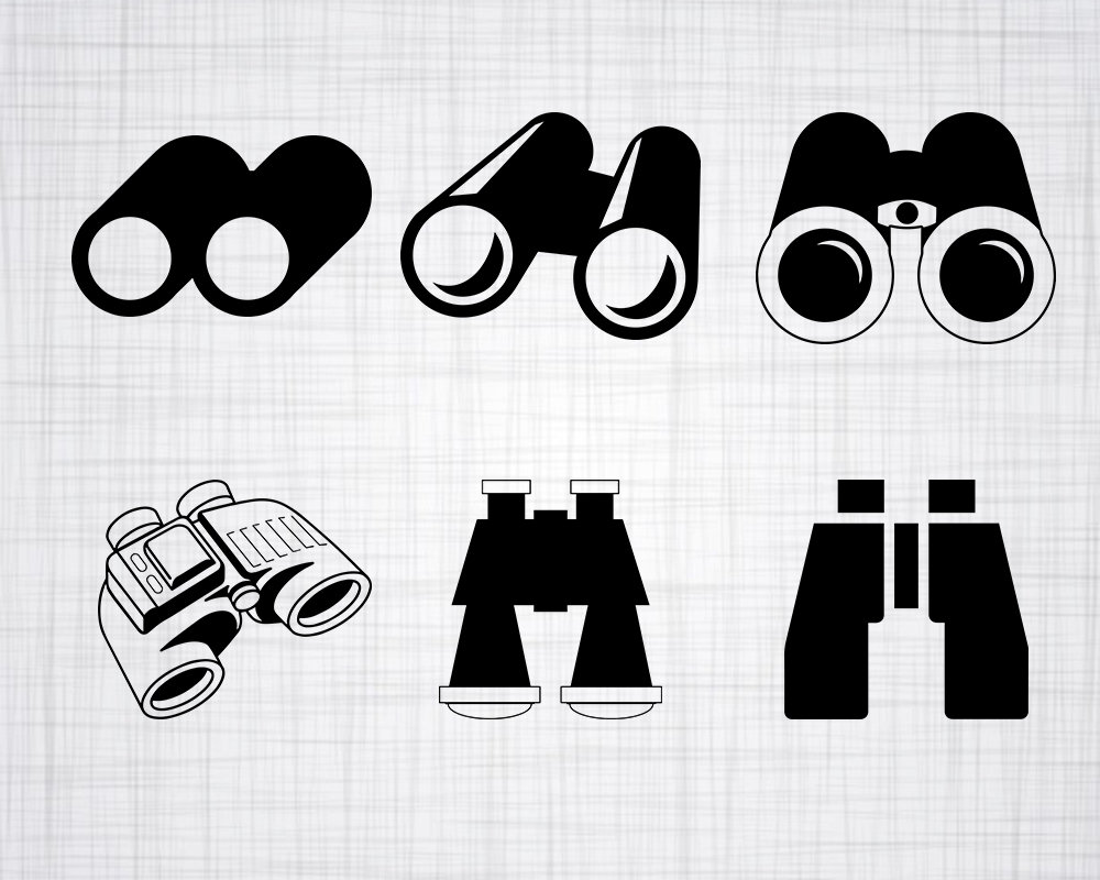 Binoculars SVG Bundle Binoculars SVG Binoculars Clipart Cut Etsy
