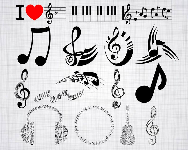 Download Music SVG Bundle Music SVG Music Clipart Music Cut Files ...
