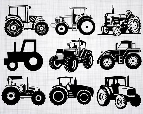 Download Tractor SVG Bundle Tractor SVG Clipart Tractor Cut Files ...