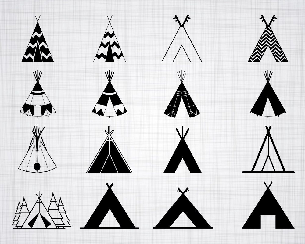 Download Tipi SVG Teepee SVG Tipi Clipart Teepee Clipart Tipi Cut ...