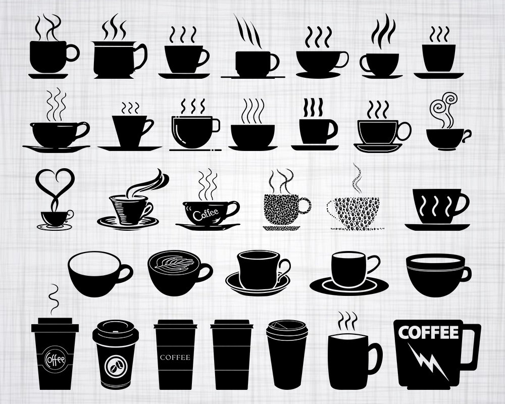 Download Coffee Cup SVG Bundle Coffee Cup SVG Coffee Cup Clipart ...