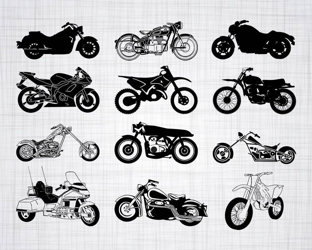 Download Motorcycle SVG Bundle Motorcycle SVG Motorcycle Clipart ...