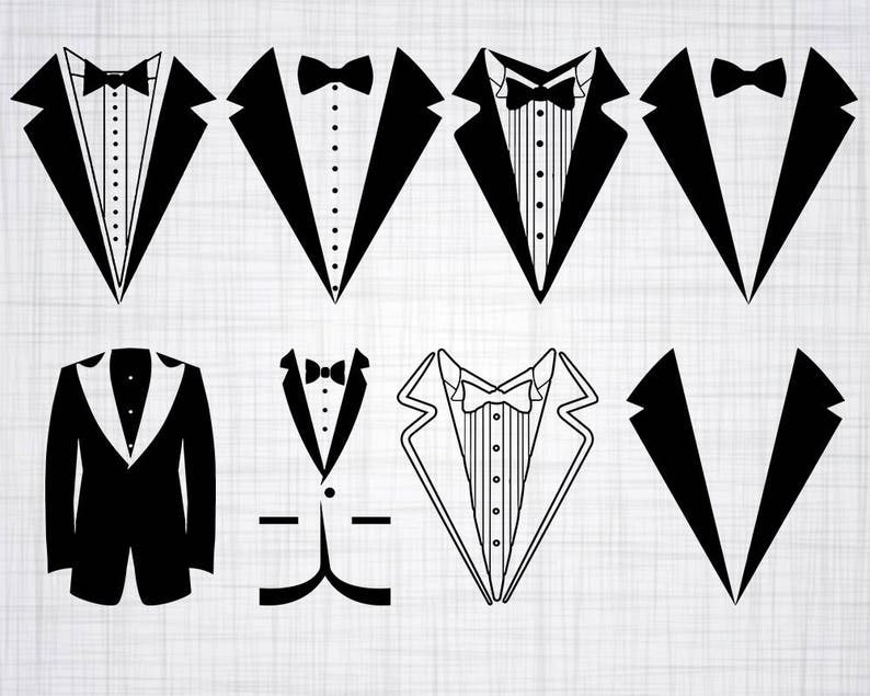 Download Tuxedo SVG Bundle Tuxedo SVG Tuxedo Clipart Tuxedo Cut | Etsy