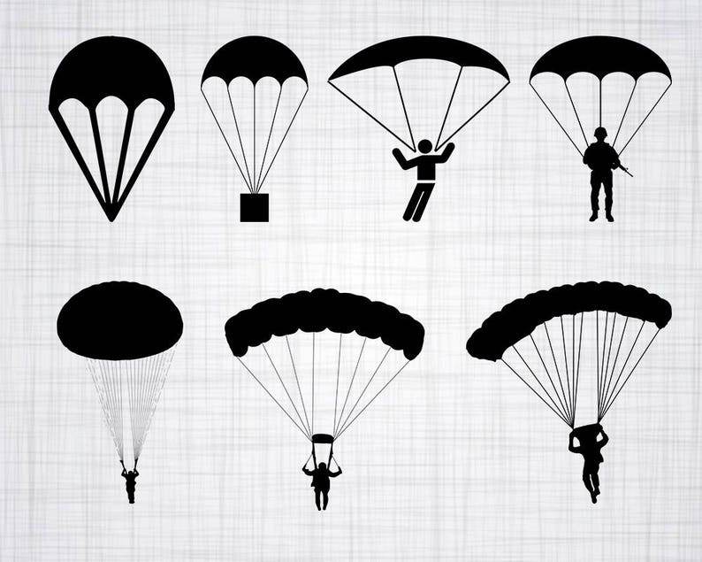 Download Fallschirm SVG Bundle Fallschirm SVG Fallschirm Clipart | Etsy