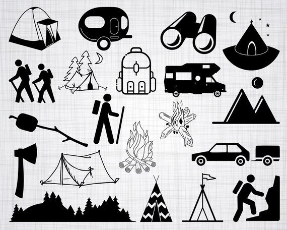 Camping Svg Bundle Camping Svg Camping Clipart Camping Cut Etsy
