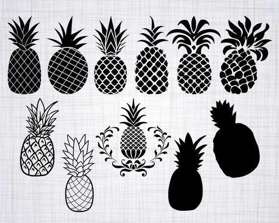 Download Pineapple Svg Bundle Pineapple Svg Pineapple Clipart Etsy