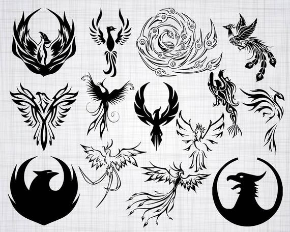 Download Phoenix Svg Bundle Phoenix Svg Phoenix Clipart Cut Files Etsy