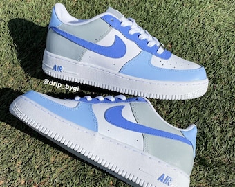 Air Force 1 con bloques de color personalizados / Zapatillas personalizadas / Zapatos personalizados / Regalos para ella / Regalos para él / AF1 personalizadas