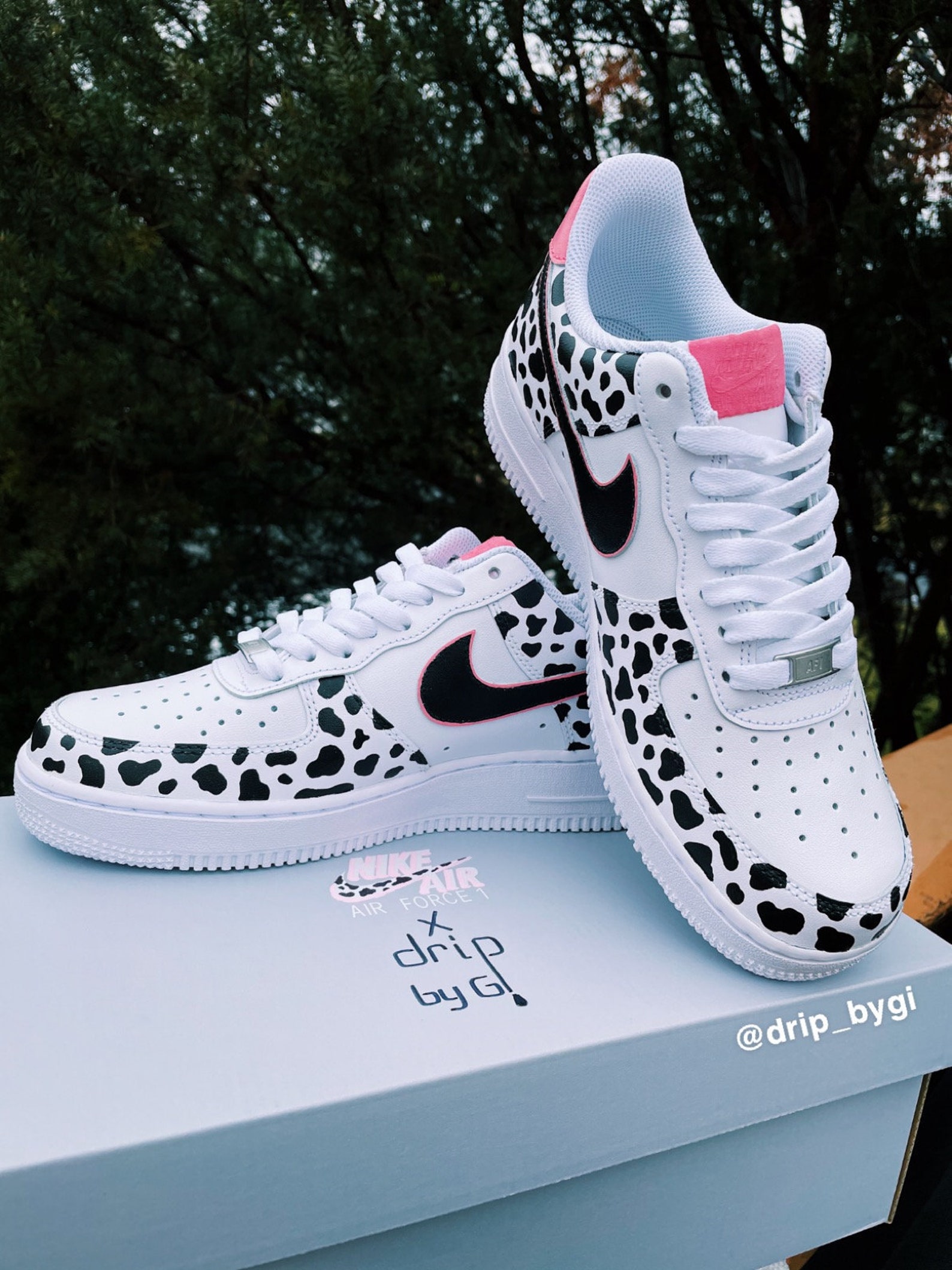 cow print af1