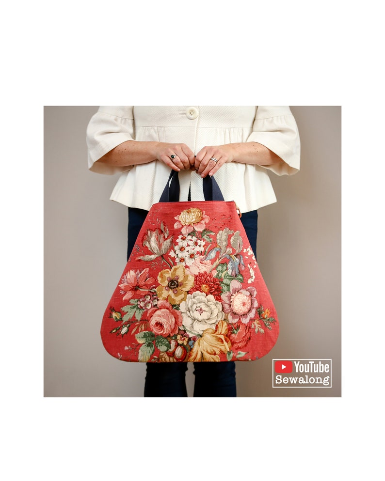 Edinburgh Bag no Zip Sewing Pattern & Tutorial With Youtube Etsy