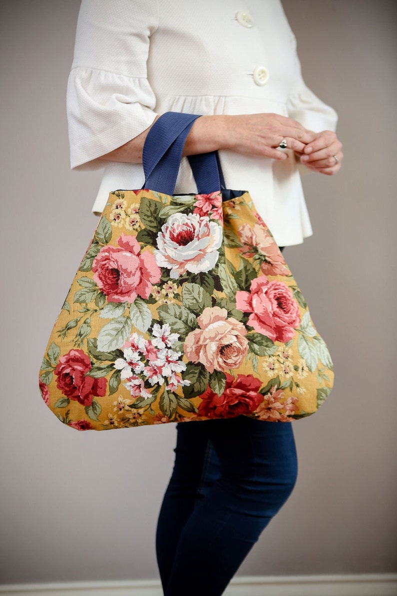 Edinburgh Bag no Zip Sewing Pattern & Tutorial With Youtube Etsy