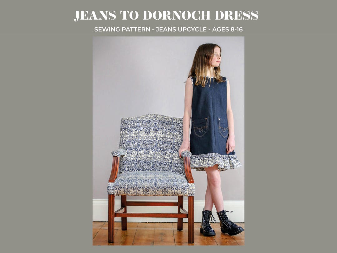 Jeans Upcycle - Dornoch Dress - Etsy