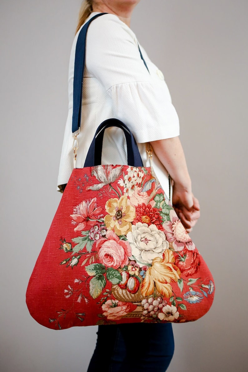 Edinburgh Bag no Zip Sewing Pattern & Tutorial With Youtube Etsy