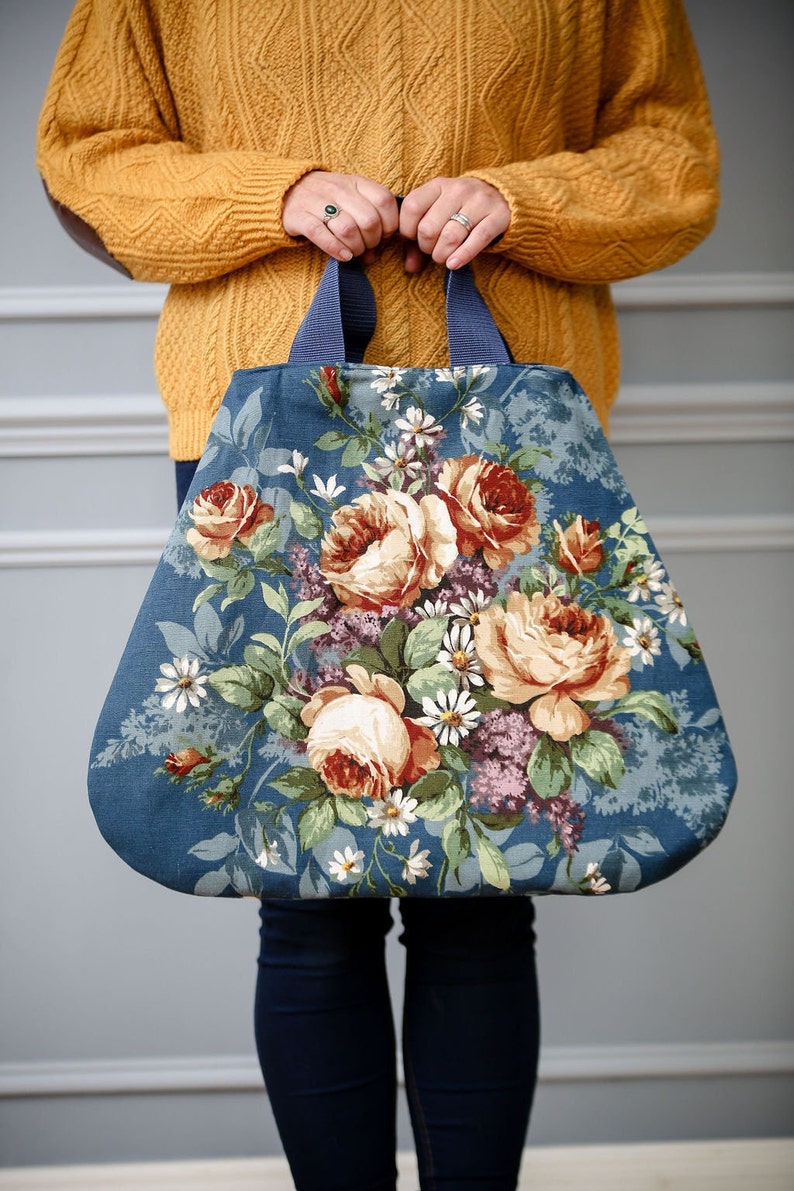 Edinburgh Bag no Zip Sewing Pattern & Tutorial With Youtube Etsy