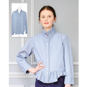 Naaipatroon Tobermory-top (8-16 jaar): geüpcycled shirt opnieuw ontwerpen (pdf-patroon)