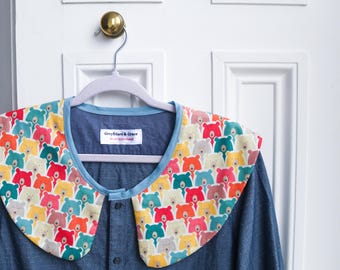 Molde para Camisa Upcycle - Blusa com Gola Cairngorm - Download instantâneo e tutorial em vídeo