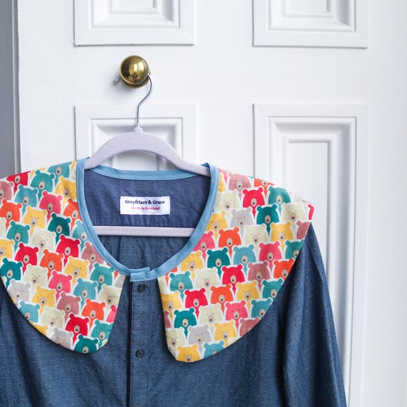 Upcycle Shirt Pattern - Cairngorm Collar Top Sewing Pattern – Instant Download and video tutorial