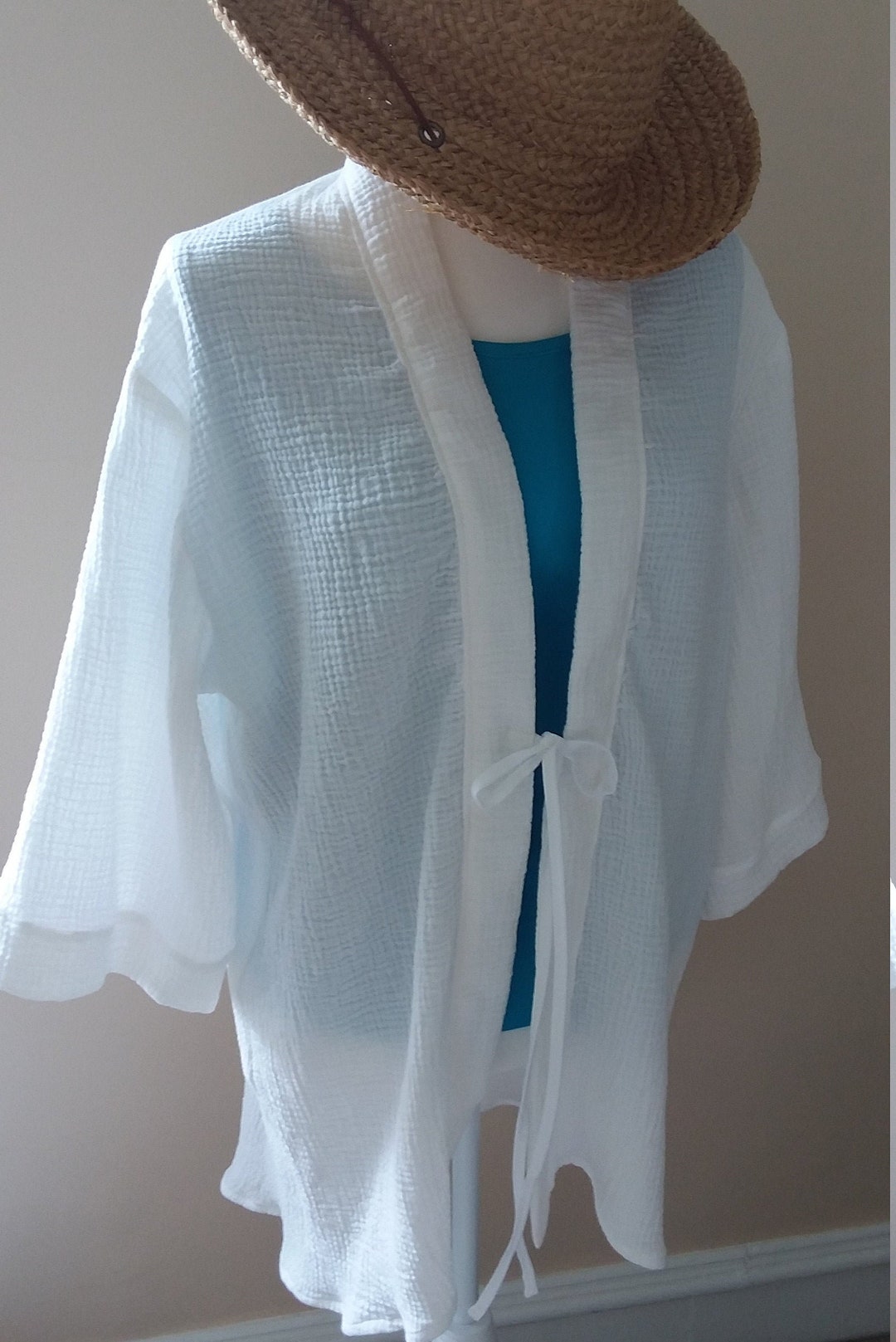 Cotton Gauze Kimono Kimono Cardigan Petite Plus Size Etsy Australia