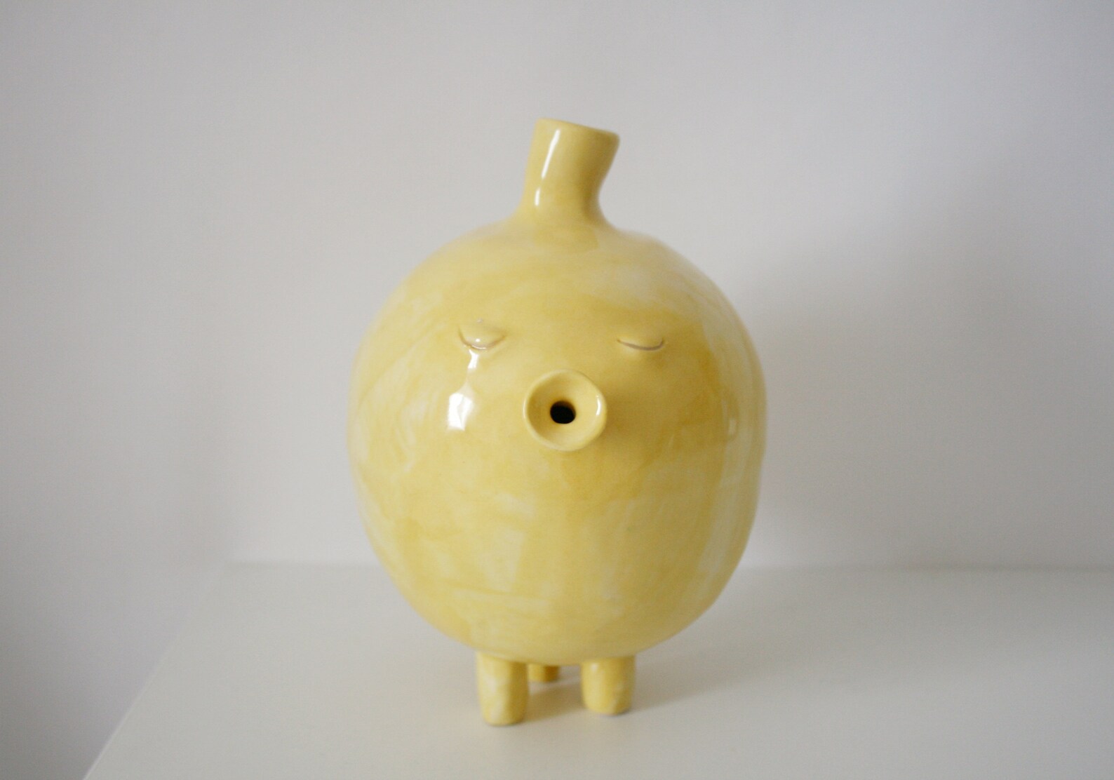 Yellow ceramic vaseCeramic small vasePottery VaseWedding Etsy