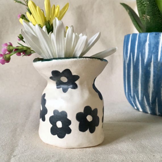 Ceramic Vase Small Flower Vase Small Bud Vase Small Etsy