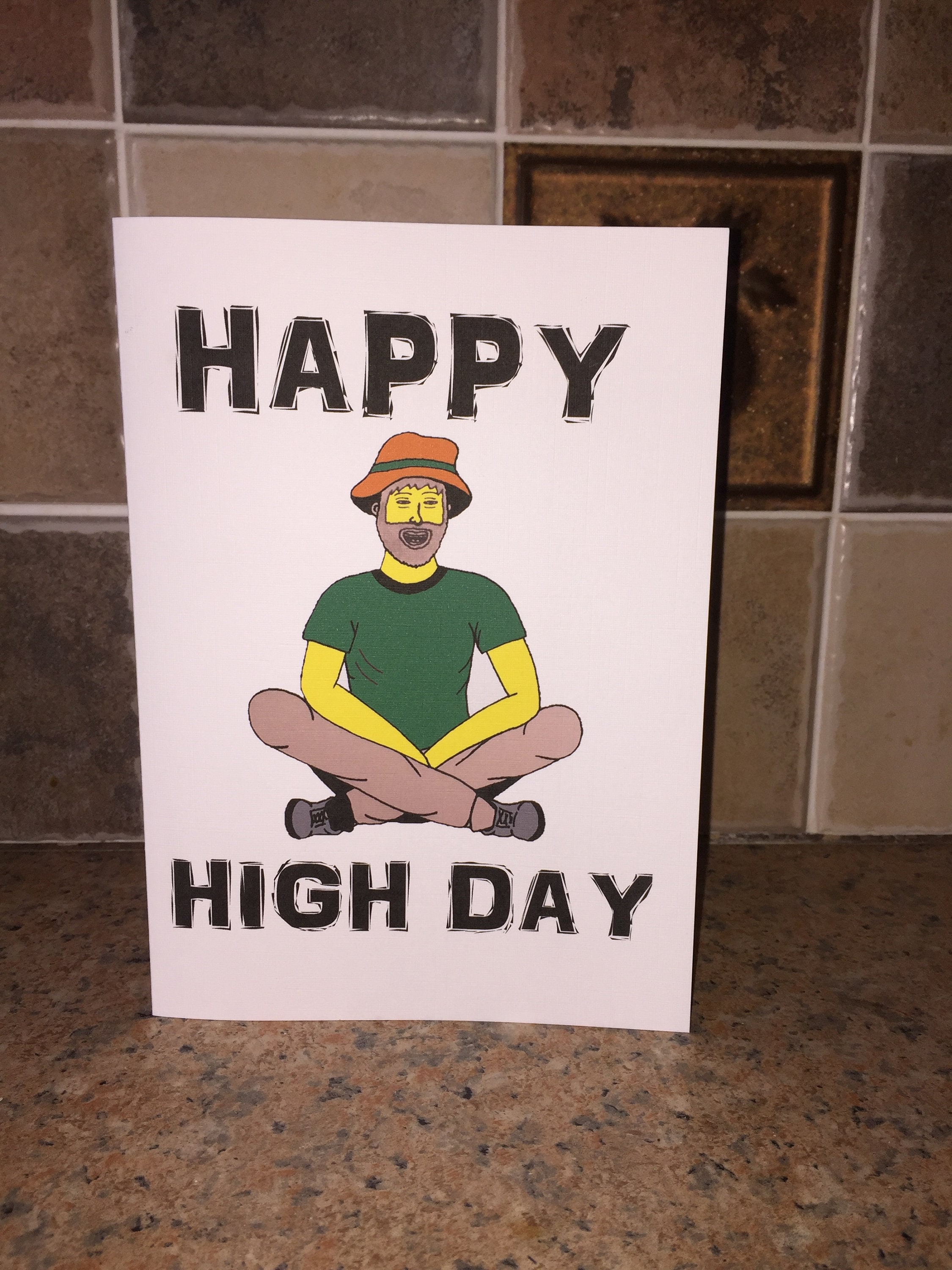stoner birthday card etsy