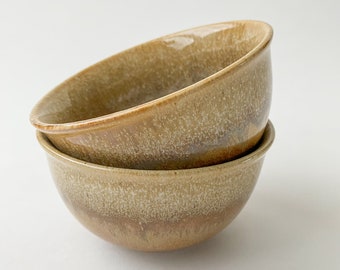 5" Round Stoneware Craft Prep Bowls (Set of 2)