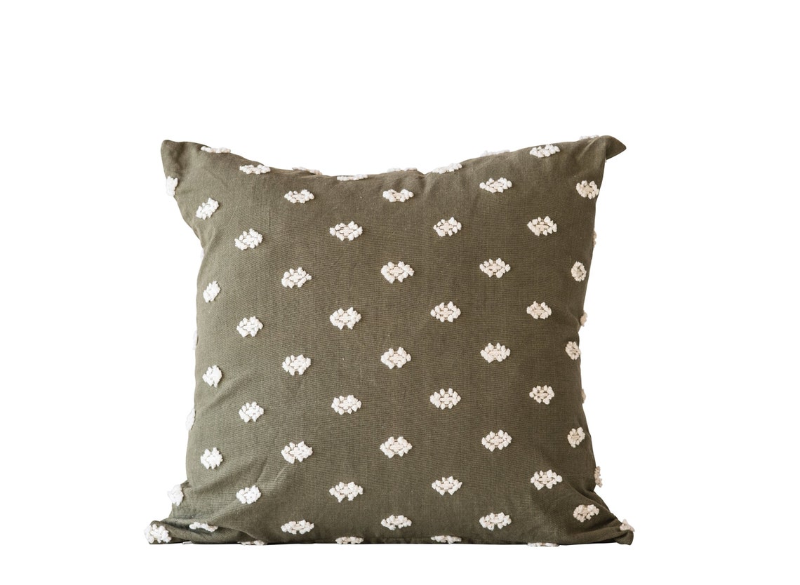 Olive Green Pillow Etsy