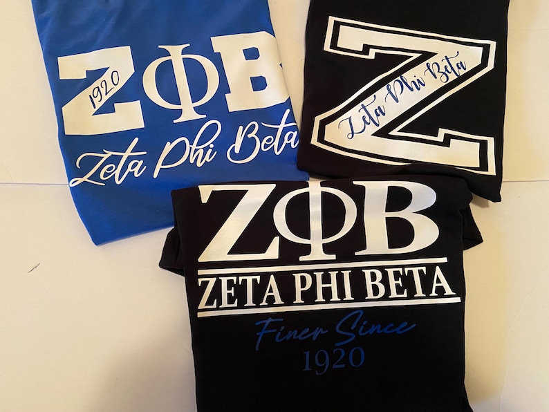 Zeta Phi Beta/finer Women/1920 T-shirts - Etsy