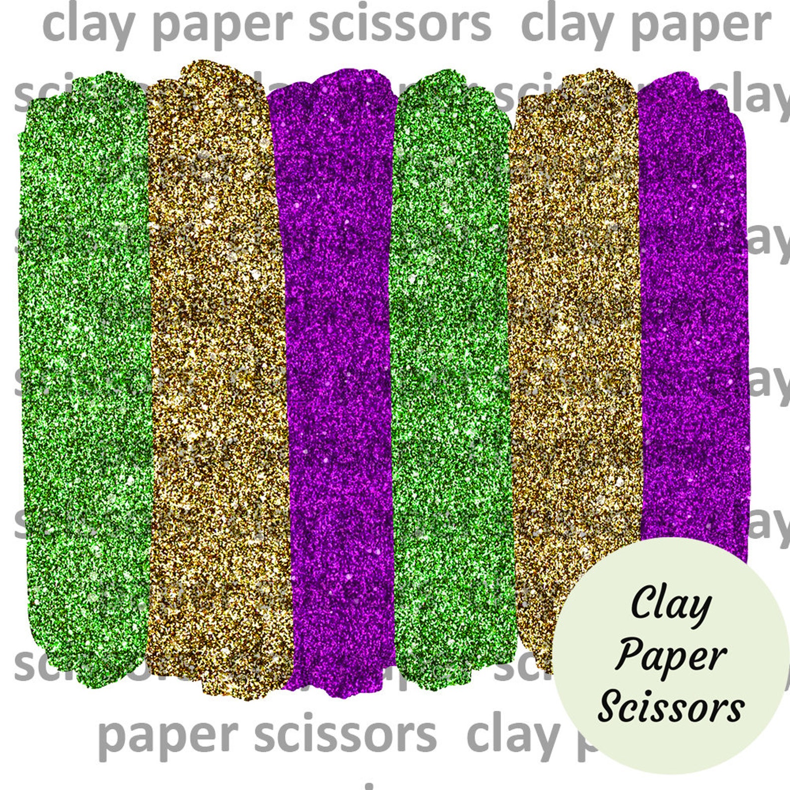 Glitter Brushtrokes Mardi Gras Colors. Sublimation Png and Jpg Etsy
