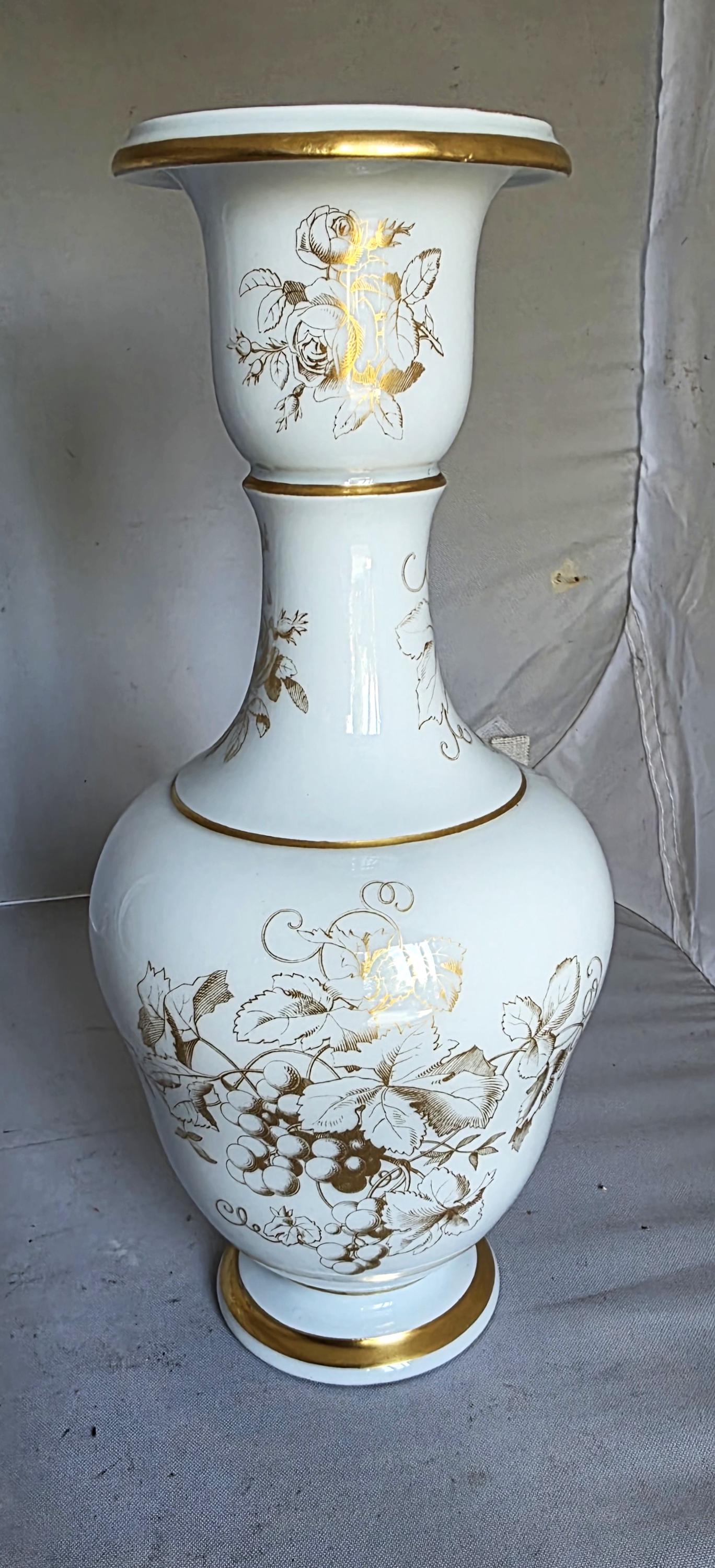 PORCELAINE DE PARIS／ポーセリン・ド・パリス 手彩花入／花器 PORCELAINE DE PARIS／ポーセリン・ド・パリス 手彩花入／花器