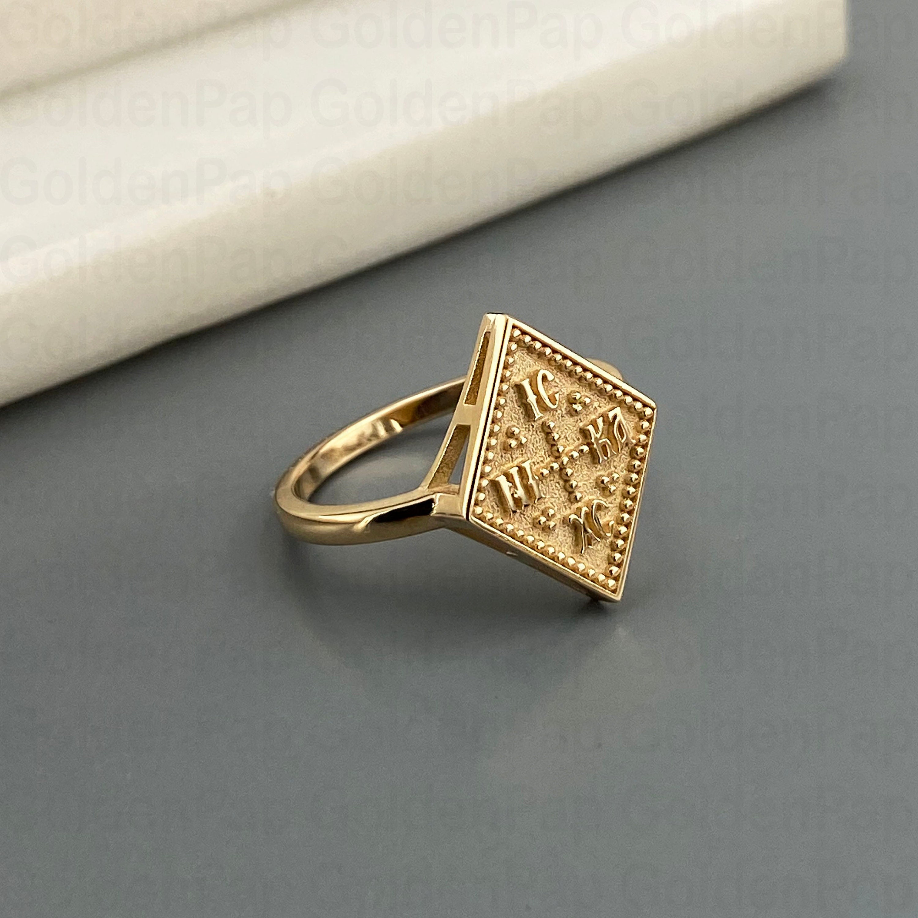 指輪・リング FOURCOMMA CRACK RING Diamond Crossover Infinity Ring 1/4 ct tw 10K Yellow Gold | Kay