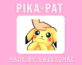 Pikachu Pat Twitch Emote - Vrijgezel