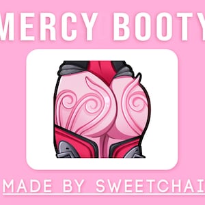 Mercy Booty Twitch Emote - Single (Sugar fairy)