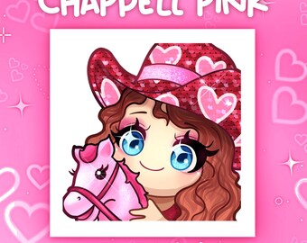 Chappell Roan Pink Pony Club Twitch Emote - Single