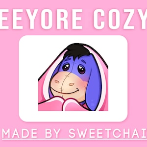 Eeyore Cozy Twitch Emote - Single