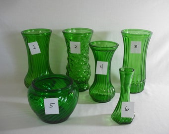 Vases Forest Green Choice from 1960s to the 1970s Vintage