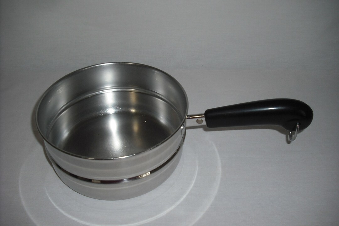 Revere Ware Stainless Double Boiler Insert W/handle Vintage Etsy