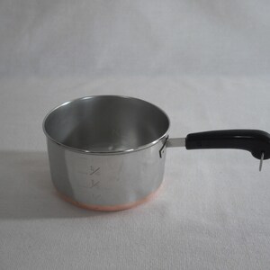 Revere Ware Measuring Cup Stainless Steel Copper Bottom Vintage