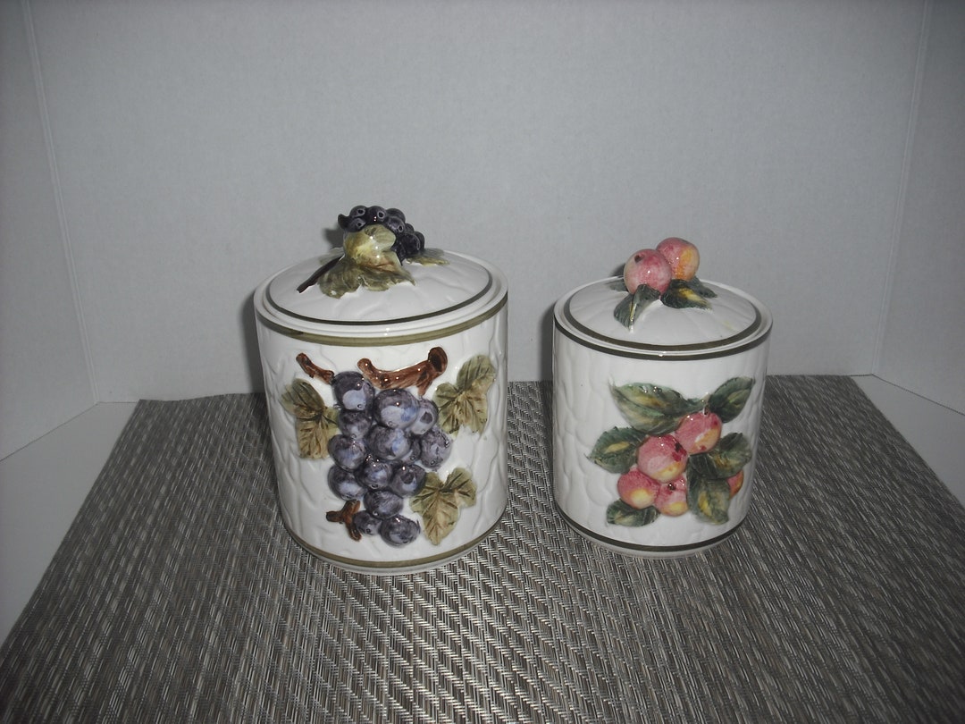 Embassy Quality Products Canister Set of 2 Made in Japan Etsy