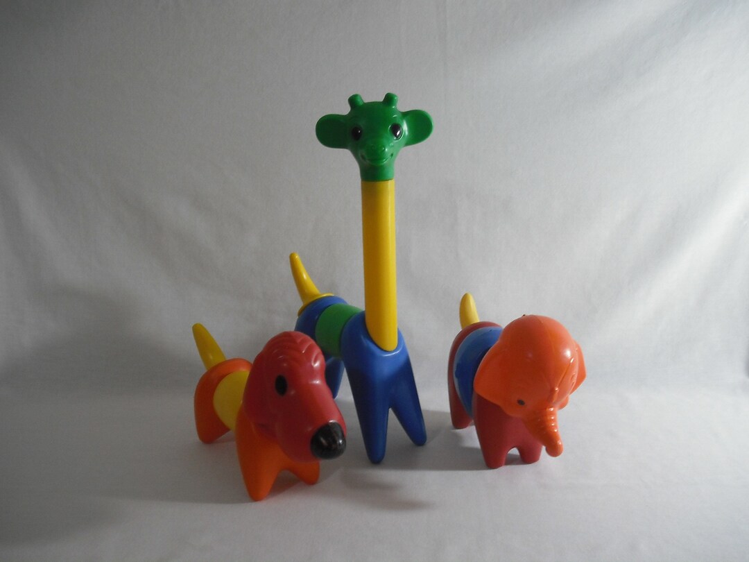 Tupperware Zoo It Yourself Animals Vintage Etsy