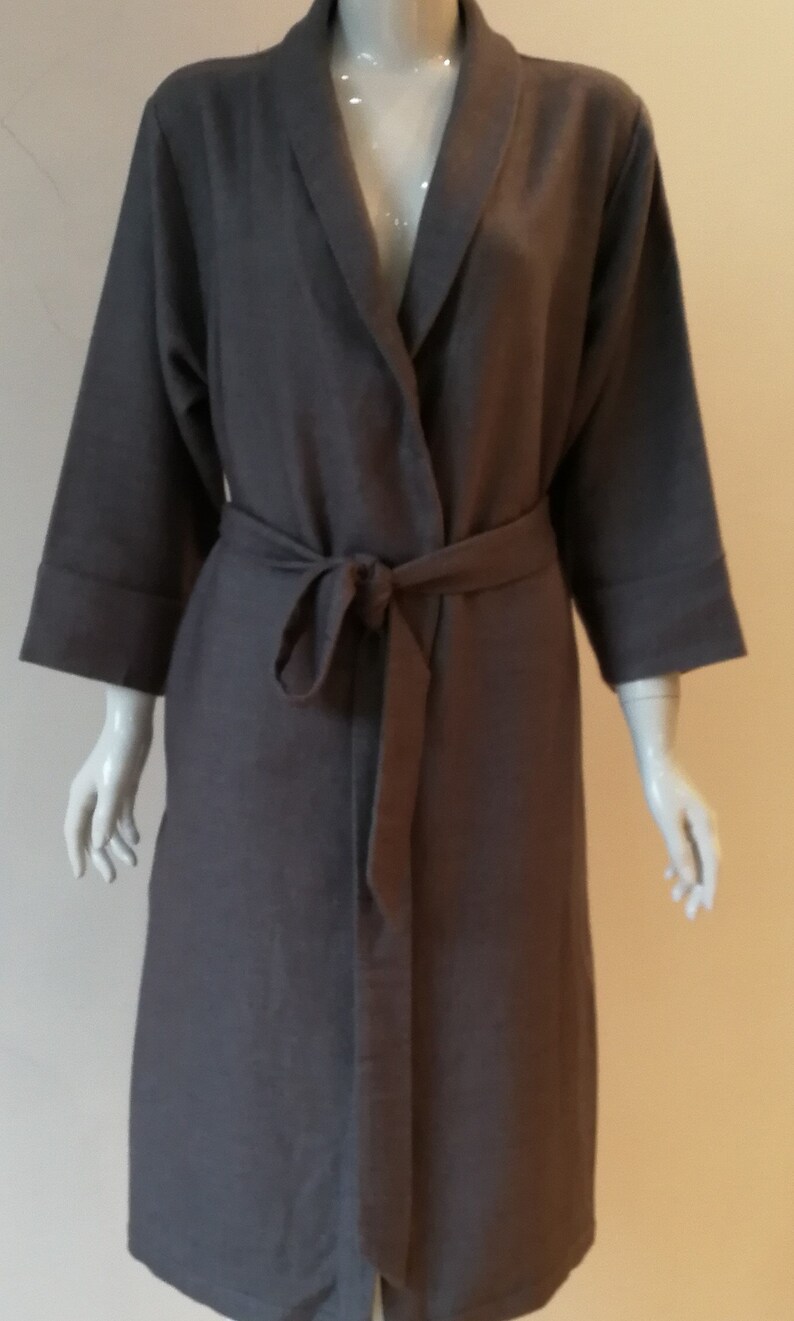 Premium Unisex Robe in Bamboo-cotton. Cashmere-soft. Classic Styling ...