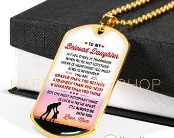 HusbandAndWife Funny Dog Tag Jewelry for Daughter Mom Two State Maryland MD Delaware DE The Love Between Queen Mother and Princess Daughter Knows No Distance Unique Gifts for Mom from Daughter HusbandAndWife Funny Dog Tag Jewelry for Daughter Mom Two State Maryland MD Delaware DE The Love Between Queen Mother and Princess Daughter Knows No Distance Unique Gifts for Mom from Daughter