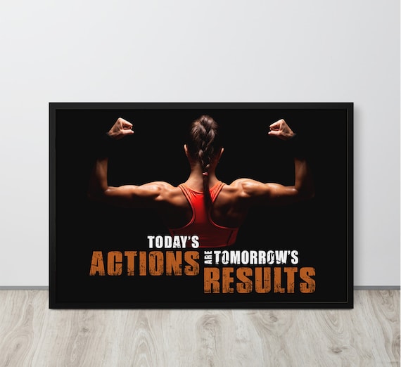 Citation Murale Fitness - Décalcomanie Vinyle Inspiration Sport