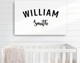 PERSONALIZED Nursery Name Sign Baby Name Prints| Nursery Name Poster Baby Shower Gift | Kids Room Decor | Nursery Wall Decor Art -PD54